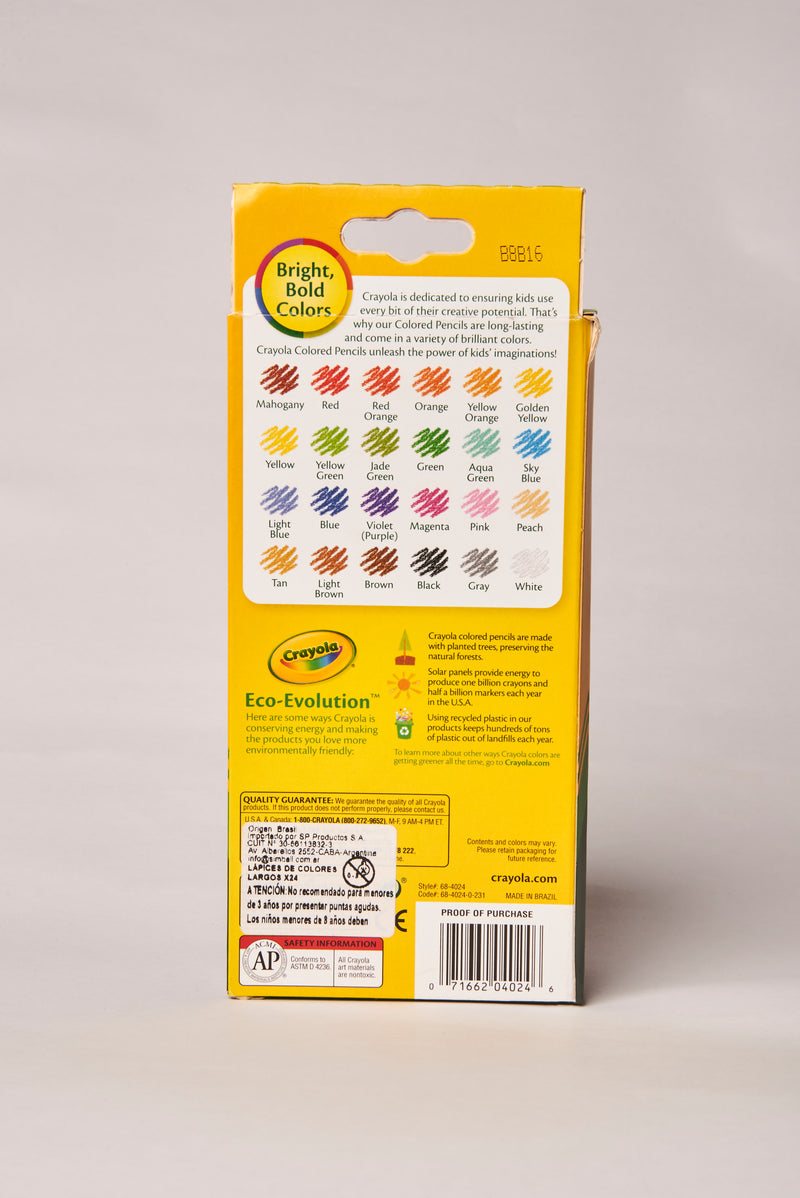 Lápices de Colores Crayola x24