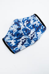 Tapaboca Kyoto Camuflado Azul - N