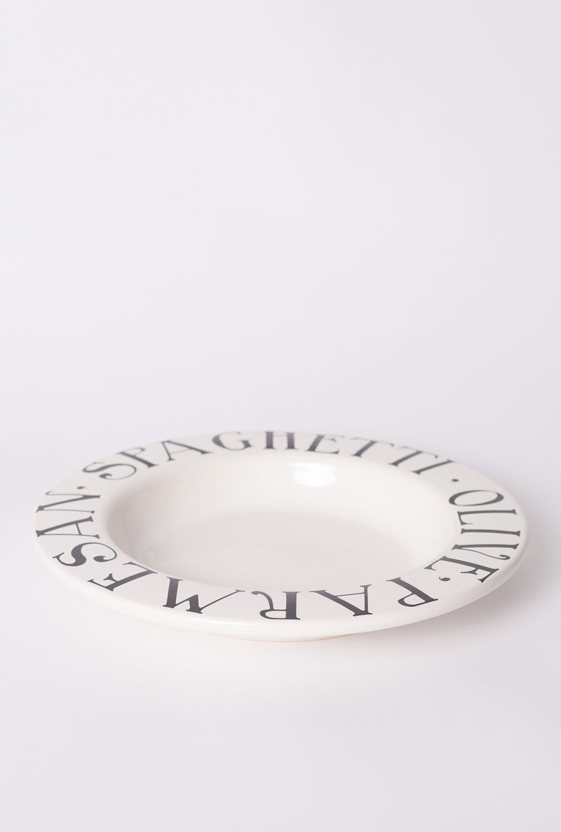 Plato Hondo Deco Olive